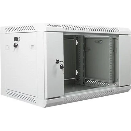 Lanberg 19" Vægskab 6U Grå 600×450 mm