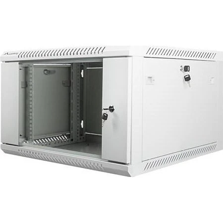 Lanberg WF01-6606-10S 6U Vægskab 600×600 mm Grå
