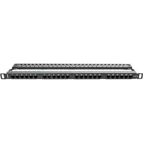 Lanberg PPU5-0024-B 0,5U 24-port RJ-45 Cat5e Sort