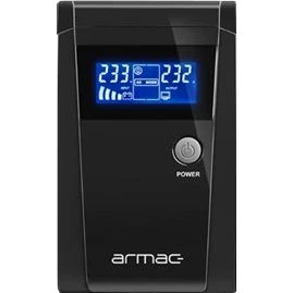Armac O/650E/LCD UPS 650VA 390W, 2 Schuko