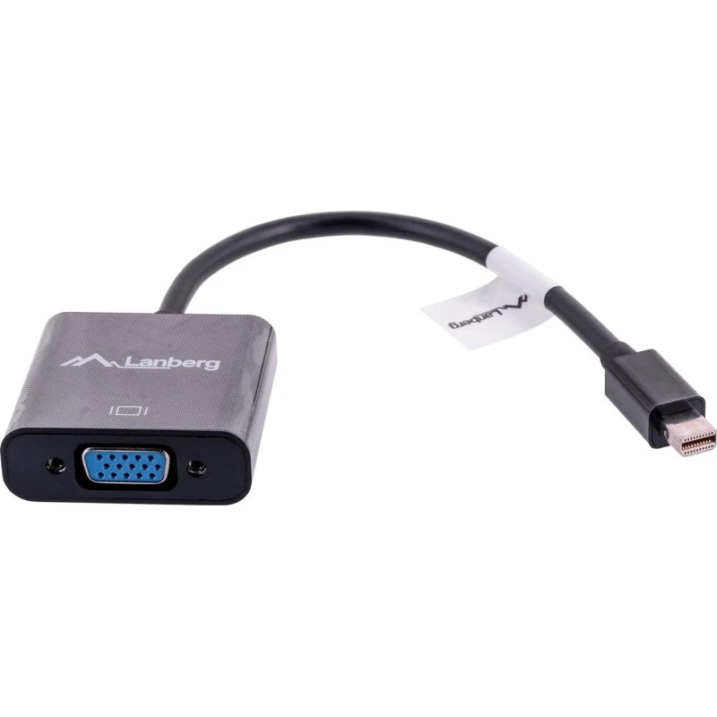 Lanberg Mini DisplayPort til VGA adapter 0,2 m sort