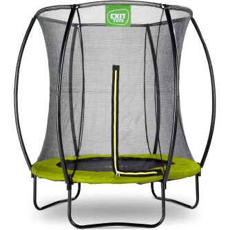 EXIT Silhouette trampolin Ø183 cm – limegrøn inkl. sikkerhedsnet