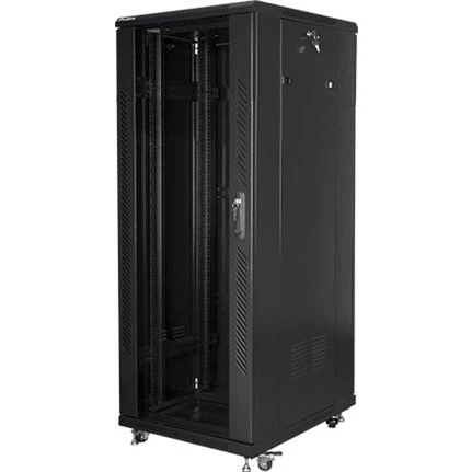 Lanberg FF01 Series 32U Rack, 600x800 mm, sort