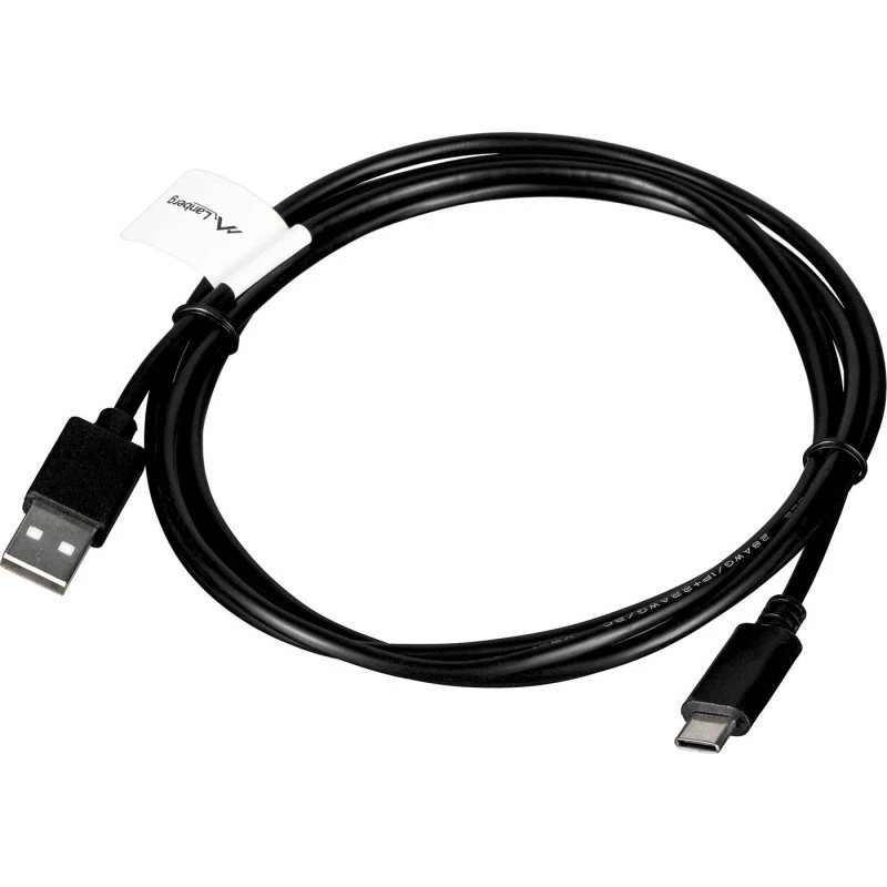 Lanberg USB-C kabel 1,8 m USB 2.0, sort