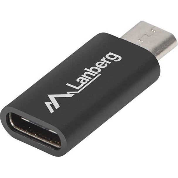 Lanberg USB-C til Micro-USB Type B Adapter, Sort