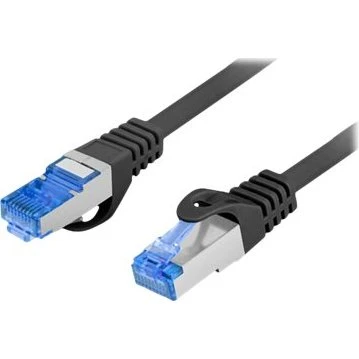 Lanberg CAT 6a S/FTP 5m Sort Patchkabel
