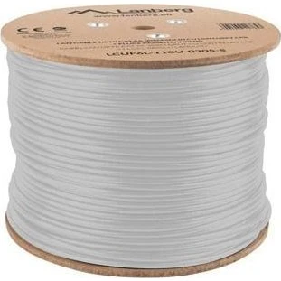Lanberg LCUF6L-11CU-0305-S Cat6a U/FTP 305m grå tromle