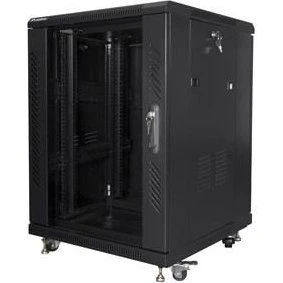Lanberg 15U Fritstående Serverrack, Sort, 600x600 mm