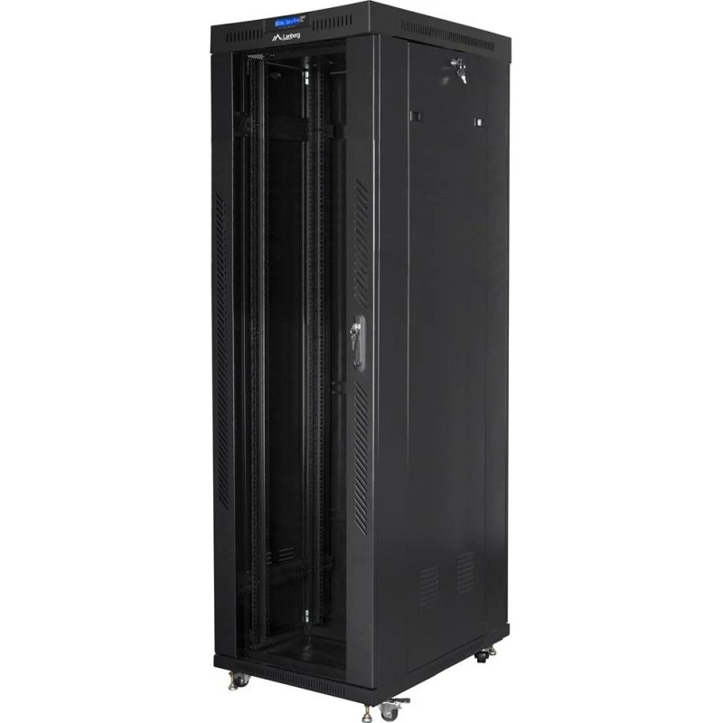 Lanberg 42U Gulvstående Serverrack, Sort (600×1000)