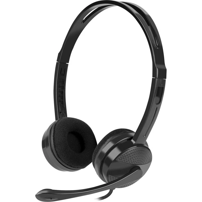 NATEC Canary Go Høretelefoner med Mikrofon, Sort, 3,5mm