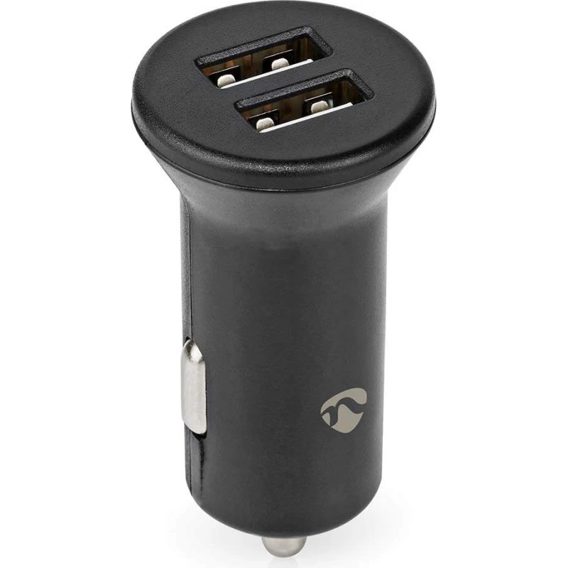 Nedis Biloplader 24 W, 2x USB-A, 4,8 A