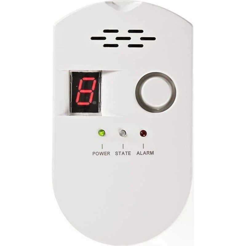Nedis Gasalarm, Hvid, 10 Års Sensorlevetid, EN-Approved