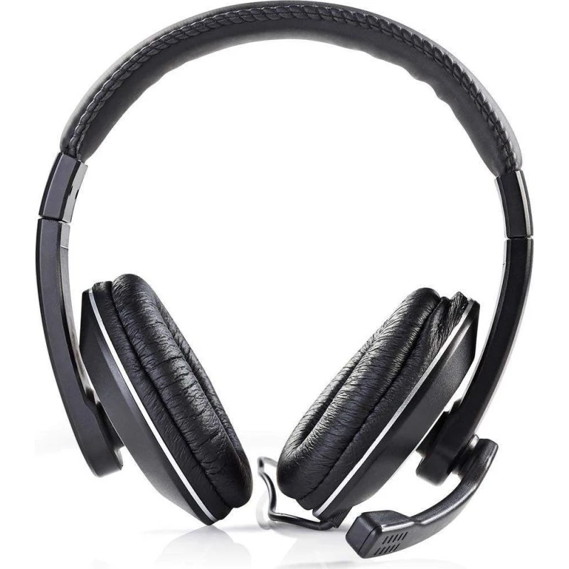 Nedis Over-Ear Headset med Mikrofon, Sort (2x3,5mm)