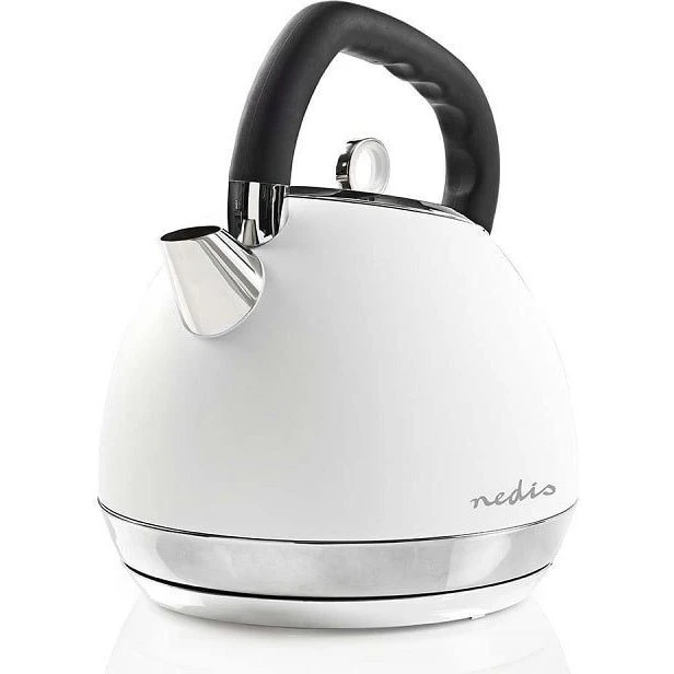 Nedis Elkedel 1,8 L, 2200W, Hvid