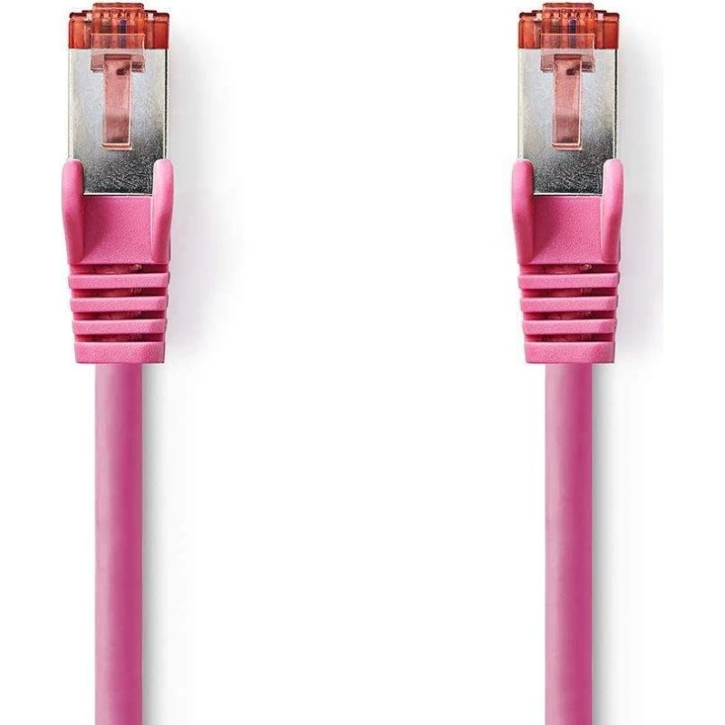 Nedis Kat 6 S/FTP Netværkskabel 15 m, Pink