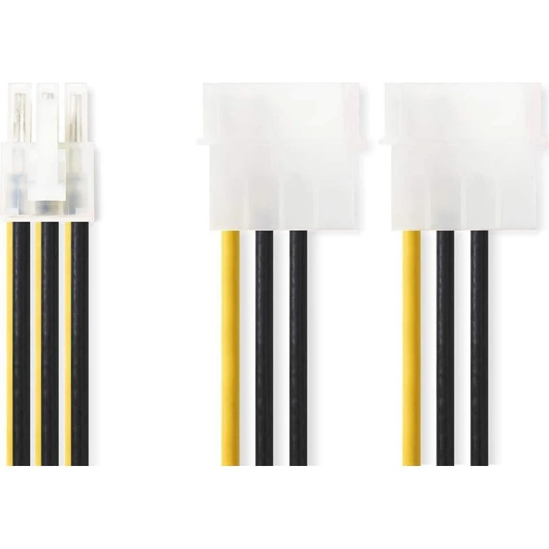Nedis PCI Express til 4-pin internt strømkabel, 15 cm, guldplateret