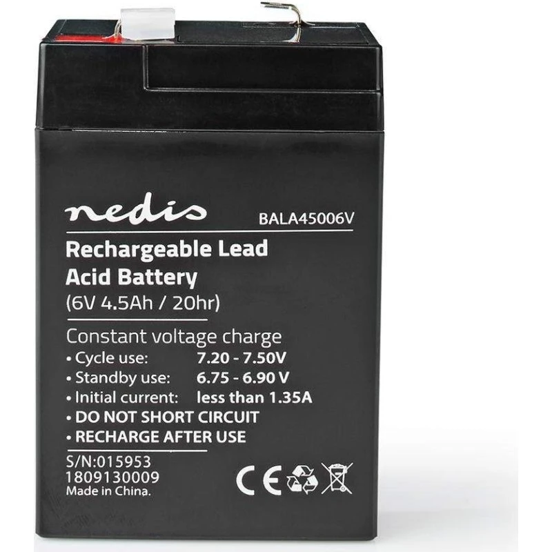 Nedis BALA45006V 6 V 4500 mAh blybatteri