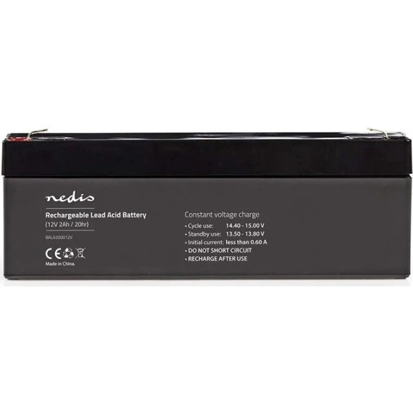 Nedis BALA200012V 12 V 2000 mAh genopladeligt blybatteri