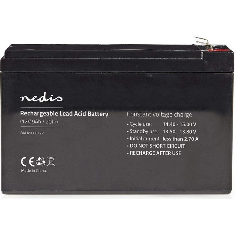Nedis Genopladeligt blybatteri 12V 9000mAh