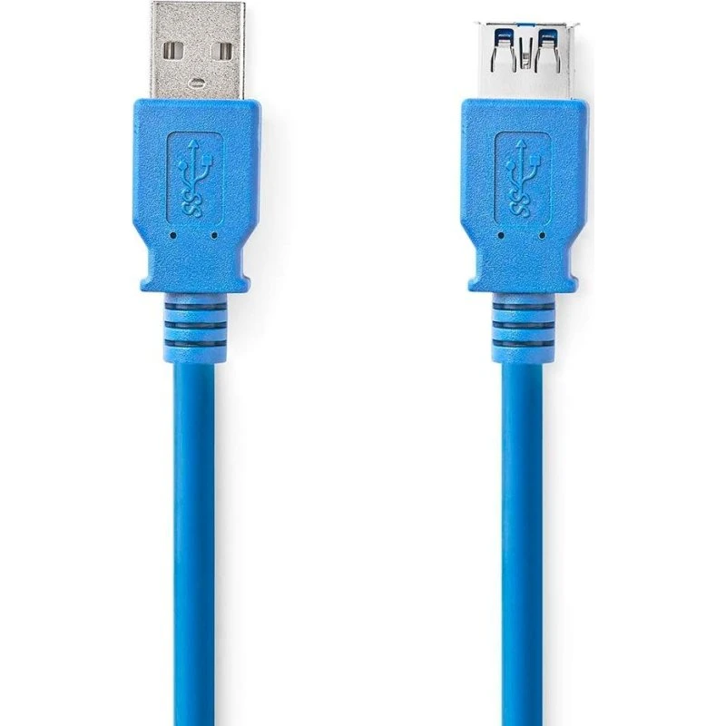 Nedis USB-A til USB-A 2 m blå