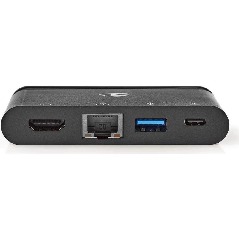 Belkin USB-C 4-in-1 Adapter, Nikkel, Rund
