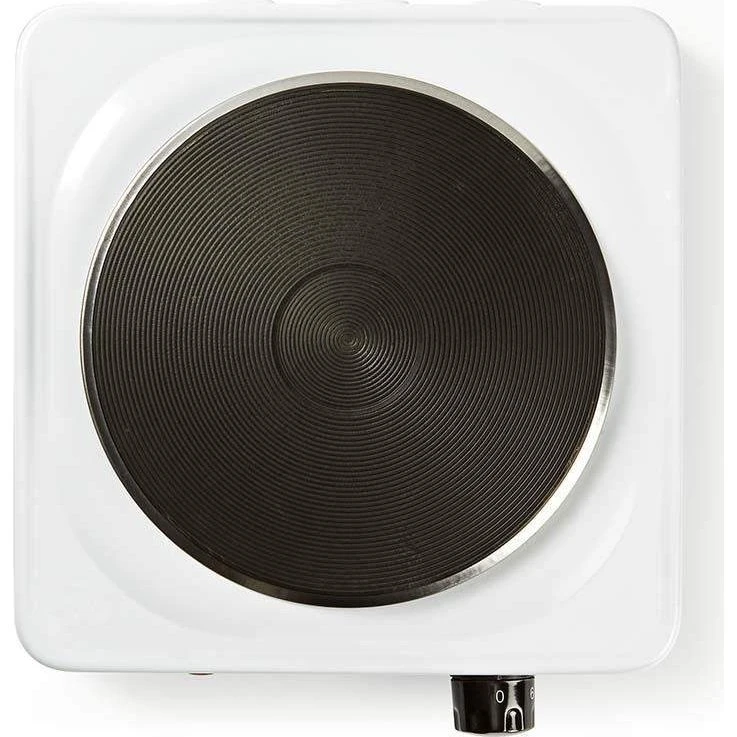 Nedis Elektrisk Kogeplade 1000 W, 1 Plade, Hvid