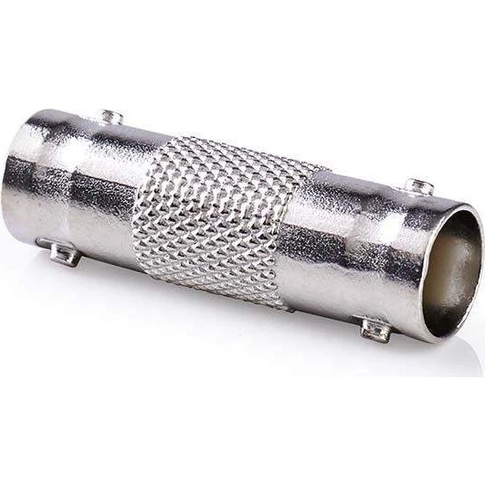 Nedis Aerial Coupler, BNC Hun til BNC Hun, Nikkelplateret, 50 Ohm, Sølv