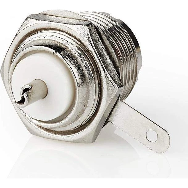 Nedis PL259 Chassis Mount Antenneconnector, 25 stk., sølv, nikkelplateret