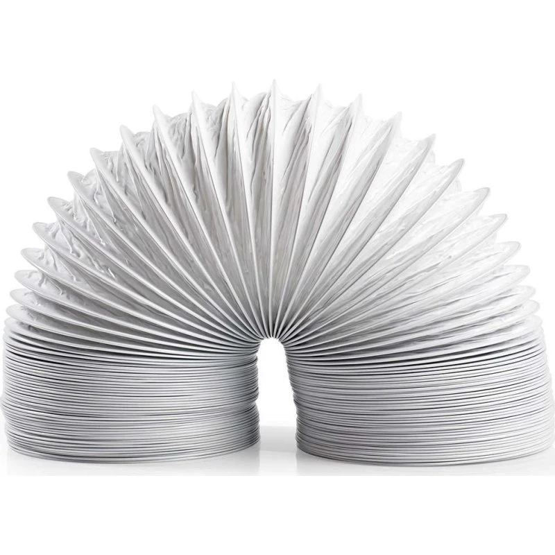 Nedis Aftræksslange PVC 127 mm 6 m Hvid