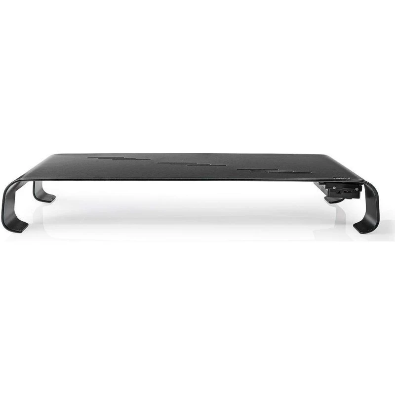 Nedis Monitorstand med USB-hub, 18 kg, sort