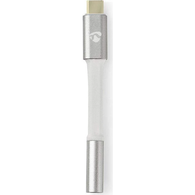 Nedis USB-C til 3.5 mm Headphone Adapter, 8 cm, Guldplateret, Aluminium