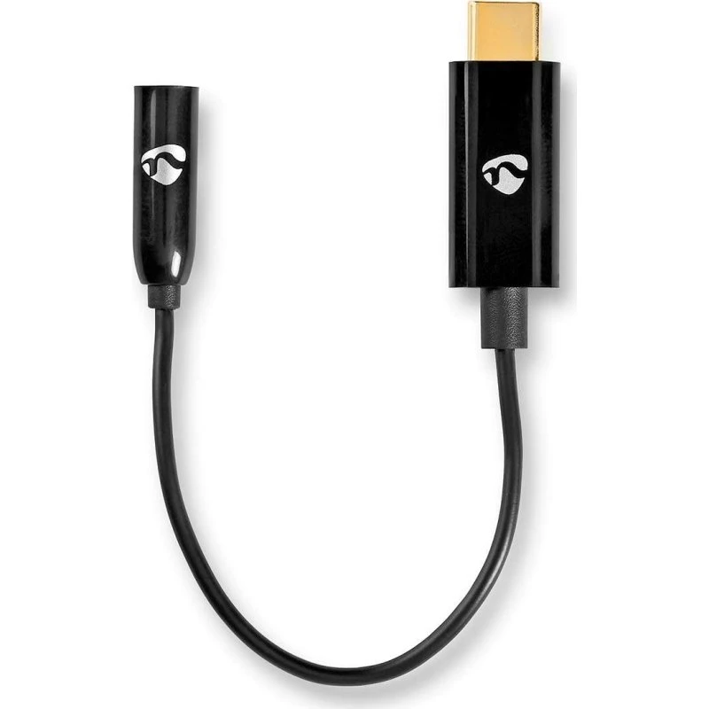 Nedis USB-C til 3,5 mm hovedtelefonadapter, 15 cm, guldbelagt