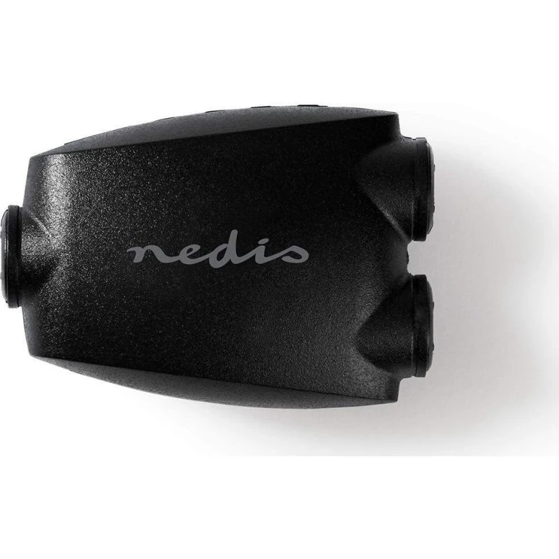 Nedis TosLink Adapter 1x til 2x Toslink, Sort