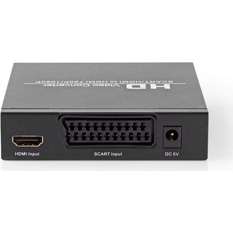 Nedis VCON3452AT HDMI Converter | SCART til HDMI | 1080p | Aluminium | Sort