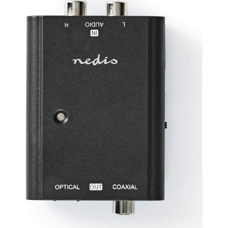 Nedis Digital Audio Converter | 1-vejs | RCA til S/PDIF & TosLink
