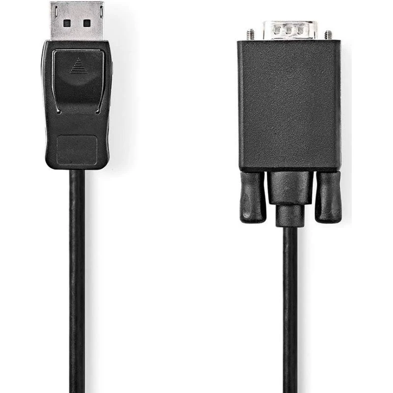 Nedis DisplayPort til VGA-kabel, 2 m, nikkelpladeret