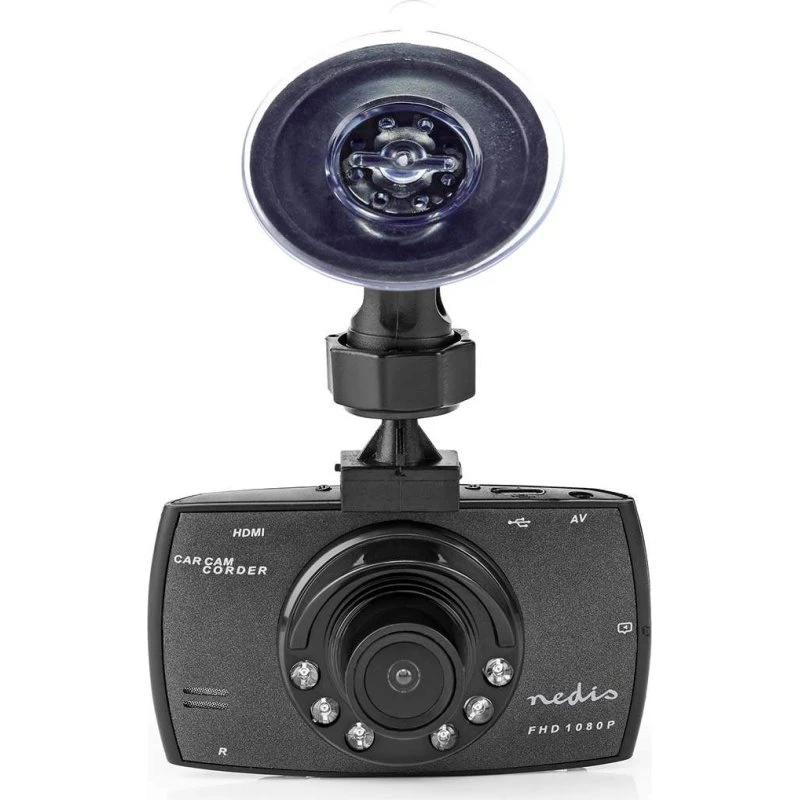 Nedis DCAM11BK 1080p Dash Cam 2,7" LCD Mørkegrå