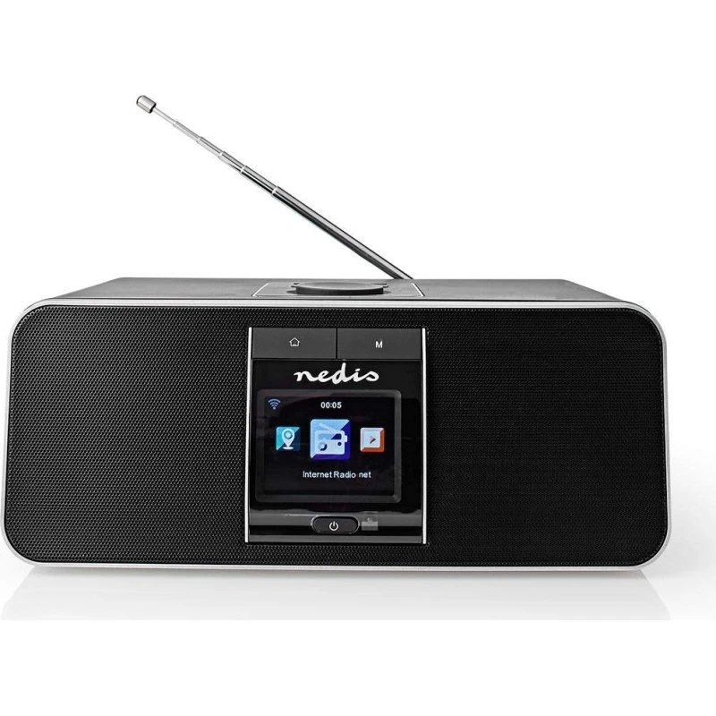 Nedis RDIN5005BK DAB+/Internet Radio 42W, Bluetooth, Farveskærm