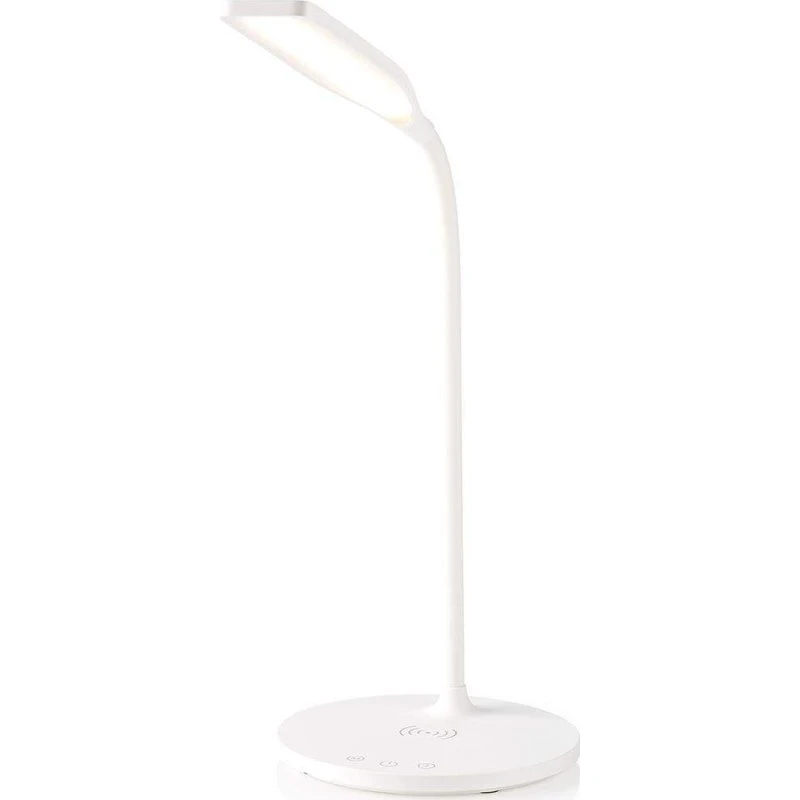 Nedis LED-bordlampe med Qi-oplader, 36 LED, dimbar, cool/varm hvid