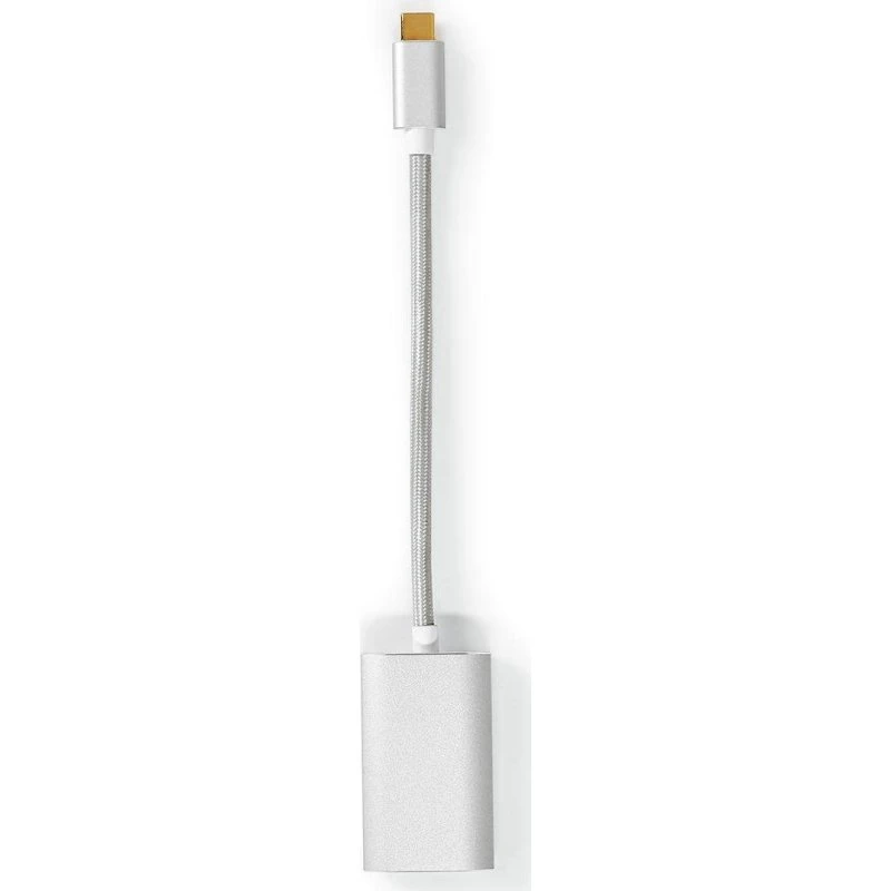 Nedis Fabritallic USB-C Adapter 4K@60Hz, Guldplateret, 20 cm