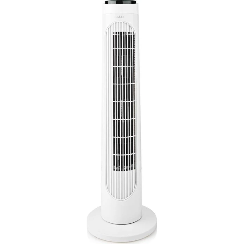 Nedis FNTR13CWT40 Tårnventilator med 3 hastigheder og fjernbetjening, hvid/sort