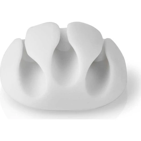 Nedis Kabelklips 3 Pladser 5,3 mm Hvid (4 stk)