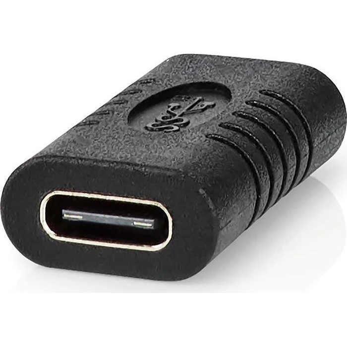 Anker USB-C™ Adapter 10 Gbps, Runde, Nikkelplateret, Sort