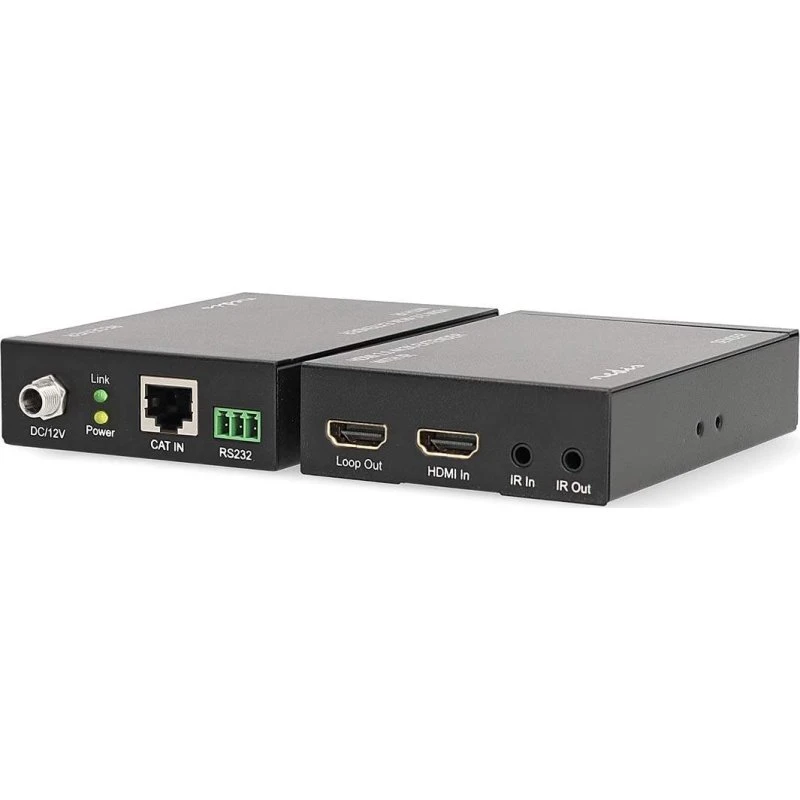 Nedis HDMI Extender over Cat6 | 4K@60Hz | 60 m | Metal | Antracit