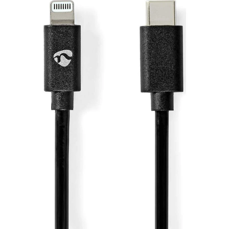 Nedis Lightning Kabel 2 m USB-C™ Han, Sort