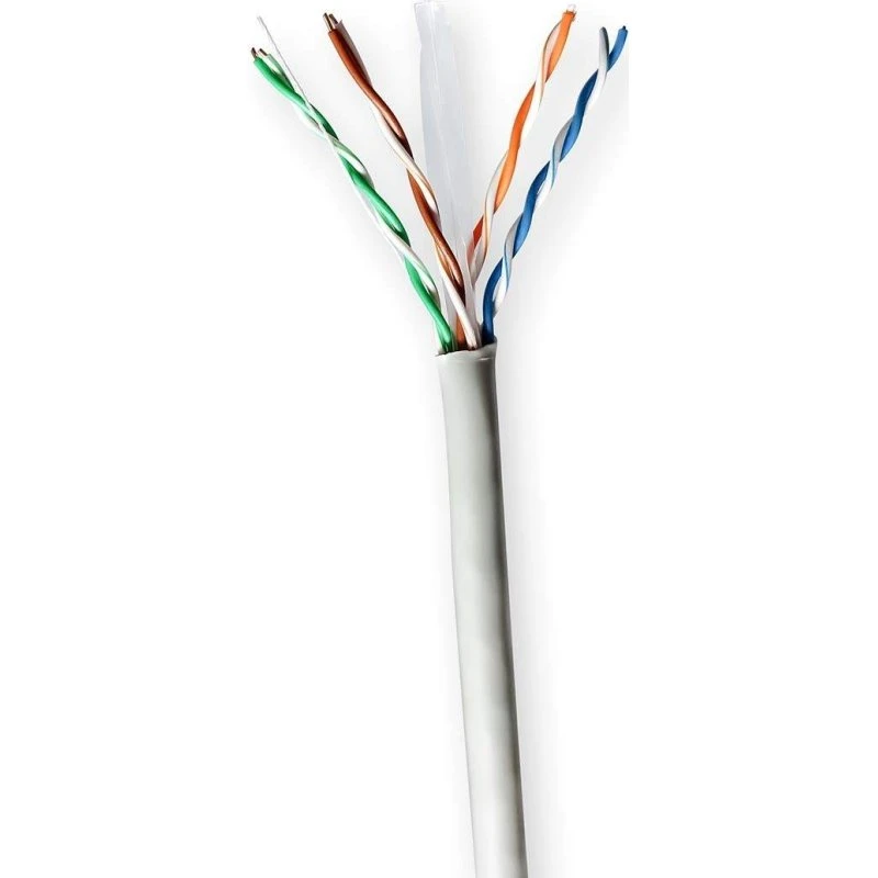Nedis CCBG8520GY100S Cat6 Netværkskabel, Grå, 100 m
