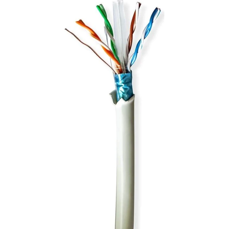 Nedis CCBG8526GY50S CAT6 Netværkskabel, 50 m, Grå, F/UTP, Indendørs
