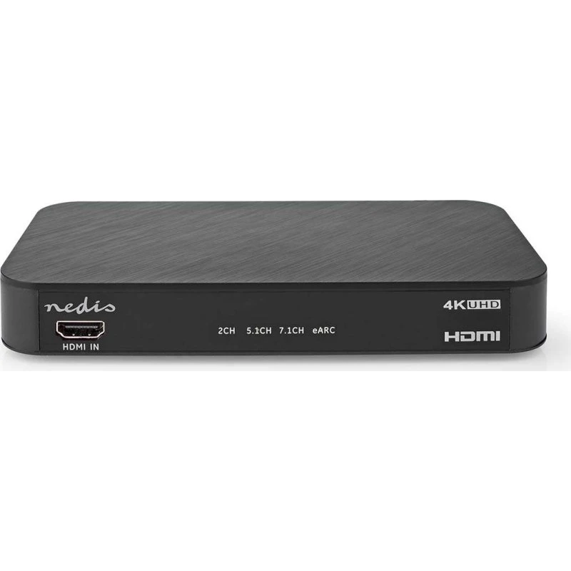 Nedis Digital Audio Converter | 1-vejs | HDMI in, 3.5 mm & TosLink out | Antracit