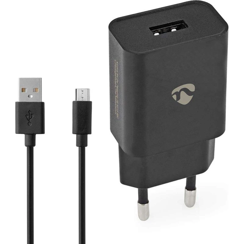 Nedis Vægoplader 5 W | USB-A | Mikro-USB-kabel 1 m | Sort