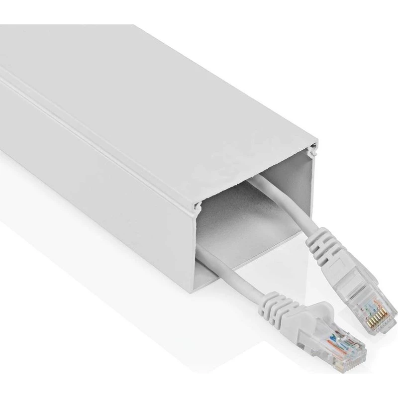 Nedis CMDT6040WT110 Kabelkanal, Aluminium, Hvid, 40 mm